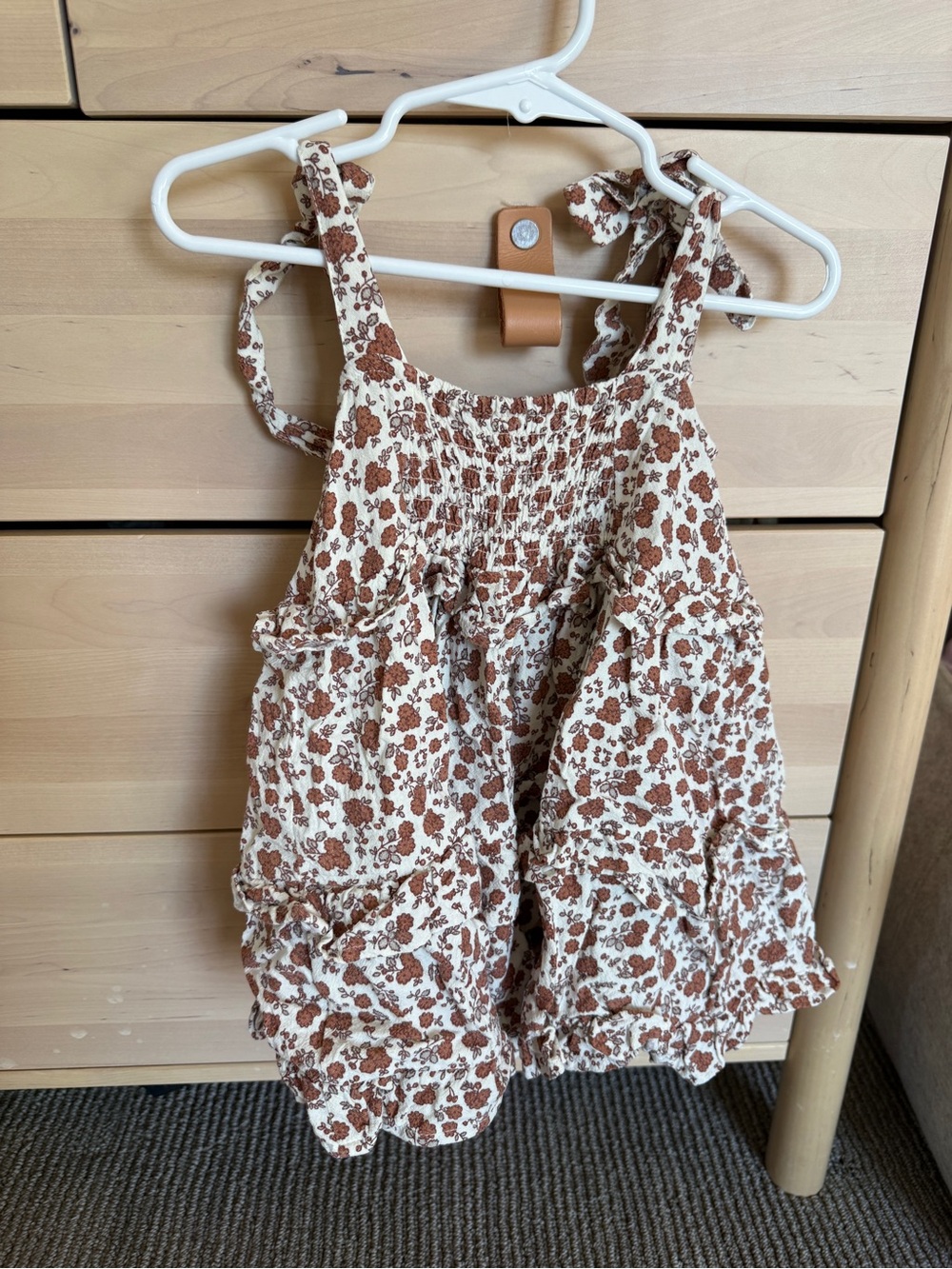 Rylee and Cru Red Patterned Floral Dress